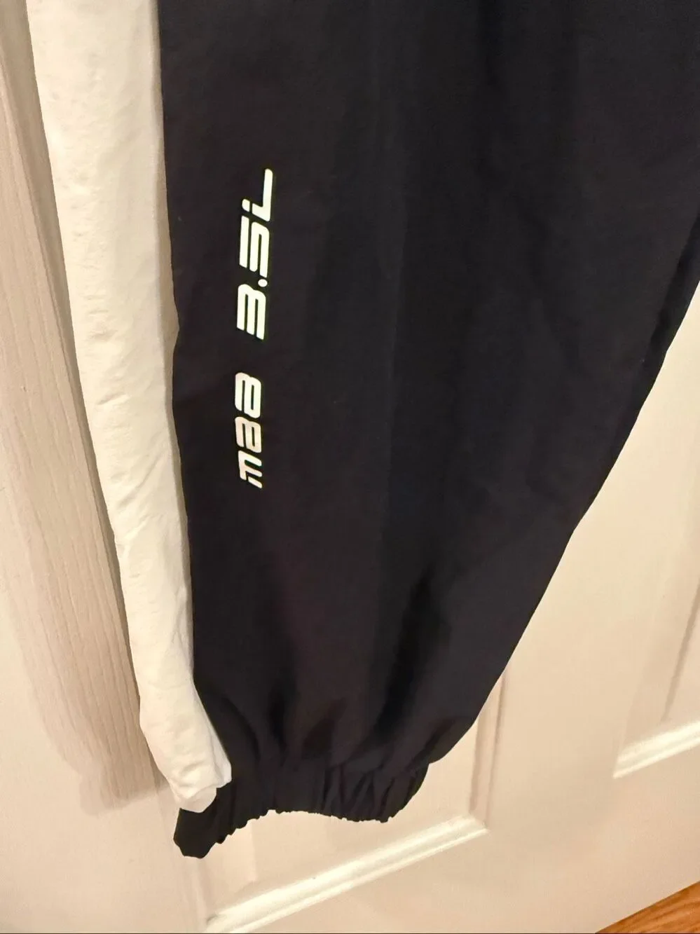 Puma Motorsport BMW Black & White Track Pant Sz L NWT